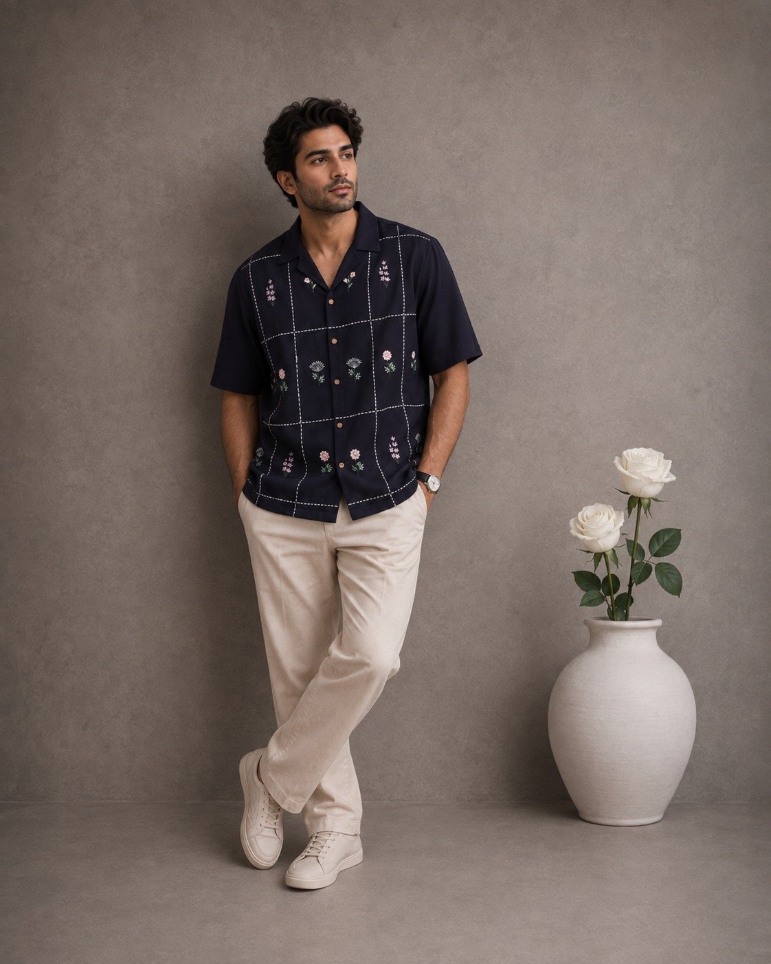 Royal Blue Slim Fit Shirt